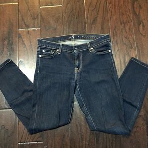 7 for all mankind The Skinny Jeans. Size 29
